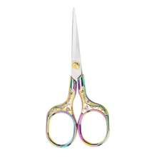 1pc Stainless Steel Non-Slip Handle Beard Scissors, Small Scissors For Men To Trim Jagged Beards - Multicolor - View 10