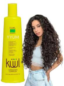 Kit Rizos KUUL Shampoo y Gel 300ml c/u Marcar y Definir Rizos, con AminoGen Complex, Efecto Rizos Hidratados, Nutre y Limpia la Estructura del Cabello, Cabello Sedoso y Brillante Gel para Cabello Rizado, Rizos Definidos, Hidrata, Protección contra Calor, con Aminoácidos y Proteínas - Amarillo - Ver 11