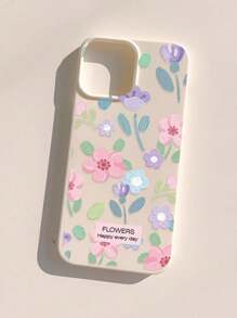 Flower Phone Case Daisy GUCADI White Floral Spring/Summer INS Style Phone Case Compatible With IPhone 15/15 Pro/15 Plus/15 Pro Max