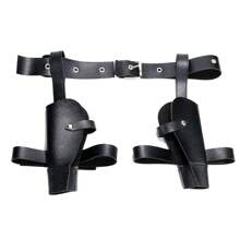 跨境成人Cosplay古墓丽影Lara Croft手枪套牛仔腰帶女性西部牛仔舞台角色扮演配件，適合兒童使用