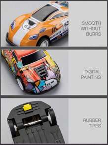 8/Bag Mini Racing Party Gift Racing Pickup Truck Off-Road Gift Bag Filling Material Pinata Filling Material Classroom Reward Party Small Gift Die-Casting Metal Return Car Toy(Random Style/Shell Color) - 8pcs/bag Random Color Pattern - View 10