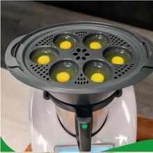 Egg Poacher Compatible With Thermomix TM5 TM6 TM31 Kitchen Eggs Pot Boiler Steamer Molds Steam Basket Cooking Utensils Cooking - Apricot - View 5
