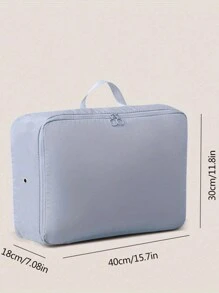1Pc Portable Clothes Compression Bag, Space-Saving Storage Bag Containers, Bedroom Closet Organizer For Clothes Blanket Comforters Bed Sheets Pillows Travel Essentials For Travel Backpack Travel Bag Luggage Suitcase Travel Gear Back To School Moving Bags Organizer - Multicolor - View 14