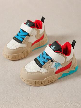 Scarpe Sportive Casual Basse Alla Moda E Confortevoli Per Bambini, Con Colori Vivaci E Chiusura A Gancio E Loop Per Facilmente Mettere Ed Togliere, Ideale Per Attività Fisiche E Di Tempo Libero