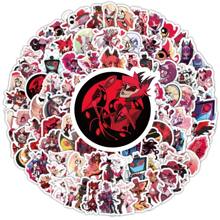 Set 50 Pz Stikers  Charlie Alastor Angel Dust - Black - View 1