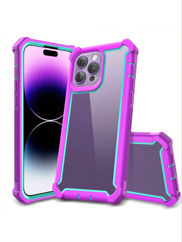 Heavy Duty Shockproof Clear TPU Case Compatible With Samsung Galaxy S20 S21 S22 S23 S24 S25 Plus Ultra FE And Compatible With IPhone 16 15 14 13 12 11 Pro Max Plus