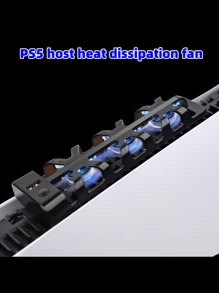 PS5 Host Cooling Fan, PS5 Rear Blu-Ray Exhaust Cooler, P5 Temperature-Reducing Fan - PS5 Console Fan - View 6