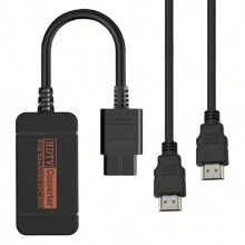 TOPWOLF N64 HDTV Adapter, HDTV Converter With HDTV Cable For N64/Gamecube/SNES