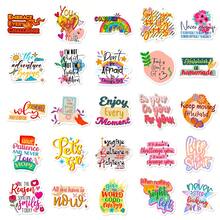 50PCS Motivational Sticker, Inspirational Words Stickers For Teens Adults Students Teacher Employees Vinyl Encouraging Positive Affirmation Stickers For Water Bottles Laptop Decals Scrapbook Journal - Get It Girl - View 5