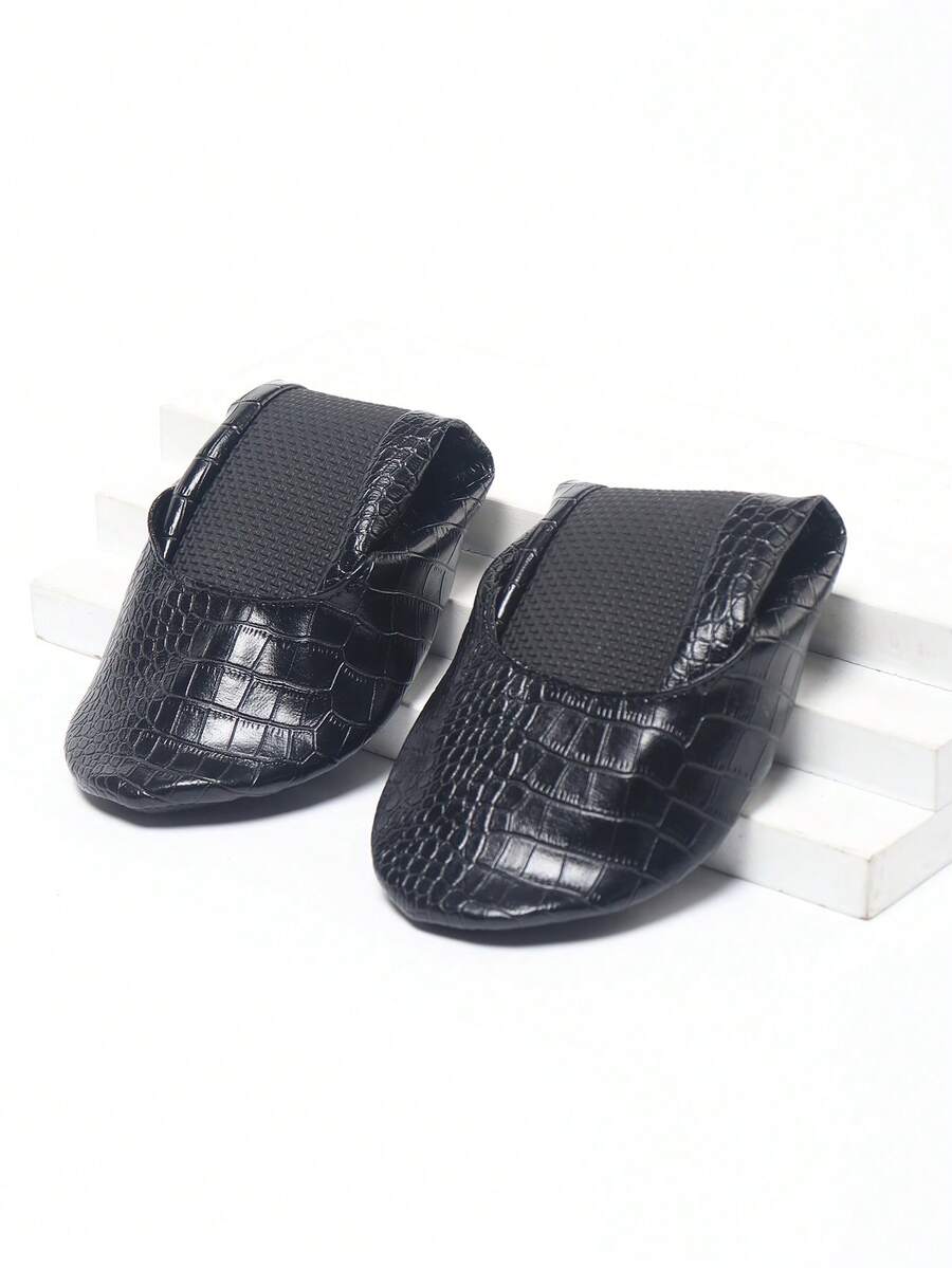 Women's Fashionable Soft And Comfortable Foldable Slip-On Dance Shoes, Suitable For Indoor Wear And Can Be Folded