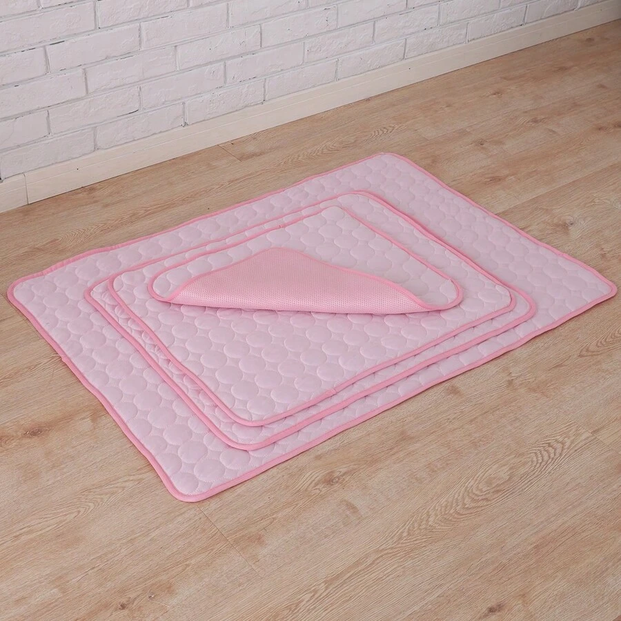 1入組寵物涼墊夏季冷卻貓狗墊可水洗可重複使用自冷卻墊寵物夏季睡眠伴侶粉色XL 39.3IN*27.5IN 適合55磅以內的寵物 - 粉色 - 查看 1