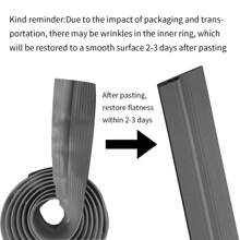 1m Bande D'étanchéité De Bas De Porte Anti-poussière Et Anti-bruit Avec Adhésif Acrylique, Bande En Caoutchouc Anti-collision Et Anti-vent Pour Bas De Porte, Anti-vent Et Insonorisée