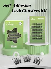1 Box Of 36 Clusters Of 10-11mm Sectioned False Eyelashes With A Gentle, Self-Adhesive Strip, Can Be Worn In 3 Seconds Without Glue, Reusable And Natural-Looking, Suitable For Light Makeup And Slouchy People Attending Business Events.