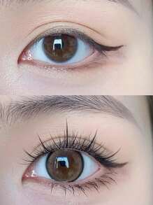 1 Box Of 36 Clusters Of 10-11mm Sectioned False Eyelashes With A Gentle, Self-Adhesive Strip, Can Be Worn In 3 Seconds Without Glue, Reusable And Natural-Looking, Suitable For Light Makeup And Slouchy People Attending Business Events.