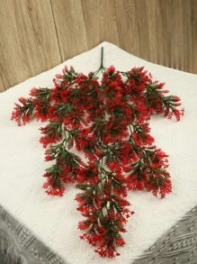 1入組人造模擬星草掛墜植物，適用於家庭、庭院、掛牆、戶外花園、婚禮、派對、花卉、場景佈局等多種用途。簡潔現代的風格。 - multicolor - 查看 7