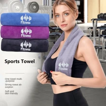 1pc Sports Towel, Gym Sweat Towel, Quick-Drying Bath Towel For Outdoor Activities Camping Stuff - Multicolor - View 7