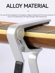 1Pc Plastic Capo, Modern Two Tone Capo For Home - Silver - View 10