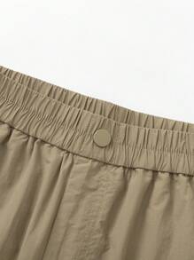 Balabala Calças retas para meninos, calças infantis, verão, menino pré-adolescente, ajuste solto casual, cor sólida, estilo simples