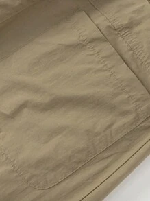 Balabala Calças retas para meninos, calças infantis, verão, menino pré-adolescente, ajuste solto casual, cor sólida, estilo simples