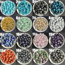 90-35pcs 4-10mm Natural Round Tiger's Eye Amazonite Lava Turquoise Agate Cummingtonite Spacer Loose Stone Beads For Jewellery Making Diy Bracelet - Stone Beads - View 11