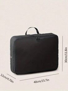 1Pc Portable Clothes Compression Bag, Space-Saving Storage Bag Containers, Bedroom Closet Organizer For Clothes Blanket Comforters Bed Sheets Pillows Travel Essentials For Travel Backpack Travel Bag Luggage Suitcase Travel Gear Back To School Moving Bags Organizer - Multicolor - View 13