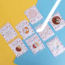 3PCS Mini espejos de maquillaje portátiles y adorables, espejos de mano, adecuados para estudiantes como espejo pequeño (patrón enviado al azar) - Blanco - Ver 5