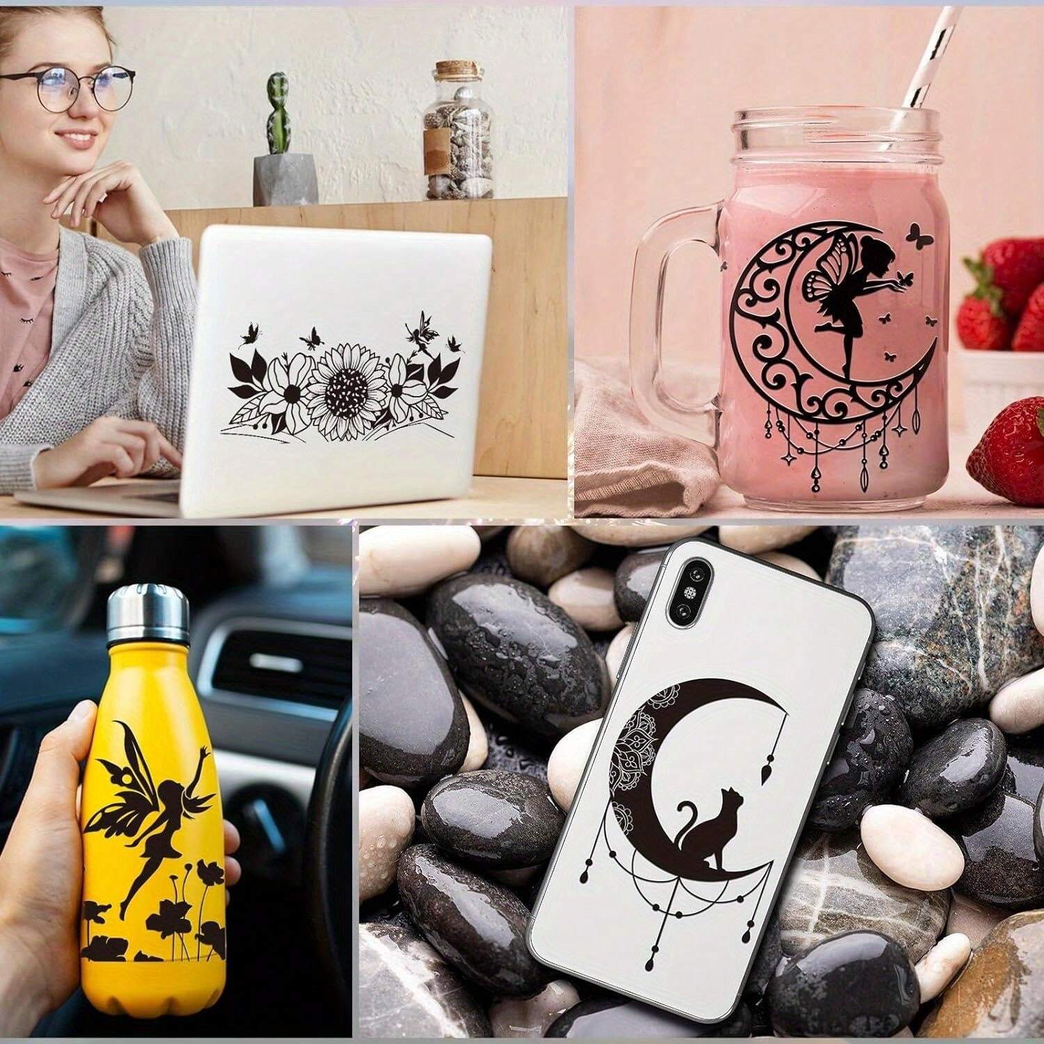 Papel Transfer Pegatinas De Transferencia Vintage WANDIC 16