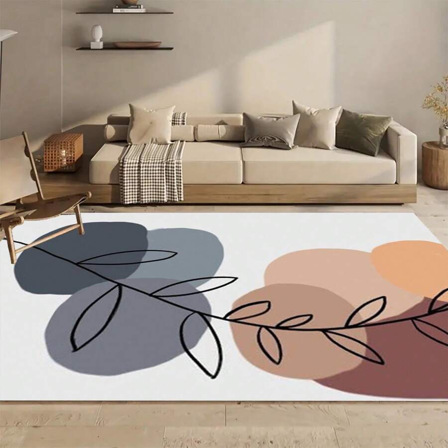 Luxury Style Anti-Slip Rug For Bedroom, Living Room, And Entryway - Washable, Stain-Resistant, Rich Patterns - Home & Room Decor - Printed Area Rug - Various Styles - Multicolor - View 1