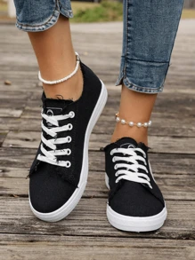 Women Casual Shoes - 黑色 - 查看 3