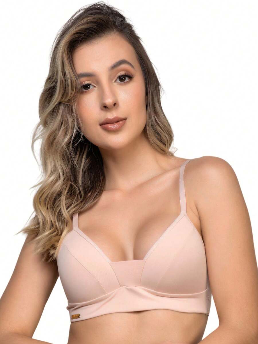 Women Bras & Bralettes - 米色 - 查看 1