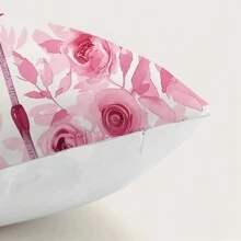 Vỏ gối nhung hồng và hồng đào in một mặt, 45*45CM/18*18inch, thích hợp làm quà tặng trang trí ghế sofa hiện đại trang trí phòng khách - Nhiều màu - Xem 7