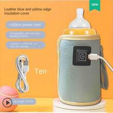 Dụng cụ cách nhiệt chai có thể sạc lại bằng USB, Máy hâm sữa ngoài trời di động, Thiết bị sưởi ấm và cách nhiệt ở nhiệt độ không đổi trên ô tô - Màu xanh lam - Xem 2