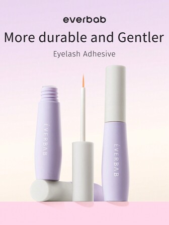 Everbab 假睫毛胶水 - 快干、防水、温和、持久睫毛胶水，睫毛胶水