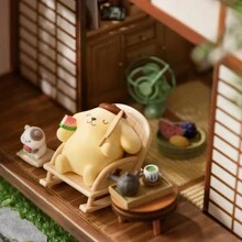 Miniso Sanrio Pompompurin Four Seasons Series Blind Box, High-Quality PVC With Flocking Details, Ideal For Home Decor, Shelf Display & Gift Giving(1PC, Random Delivery) - Yellow - View 4