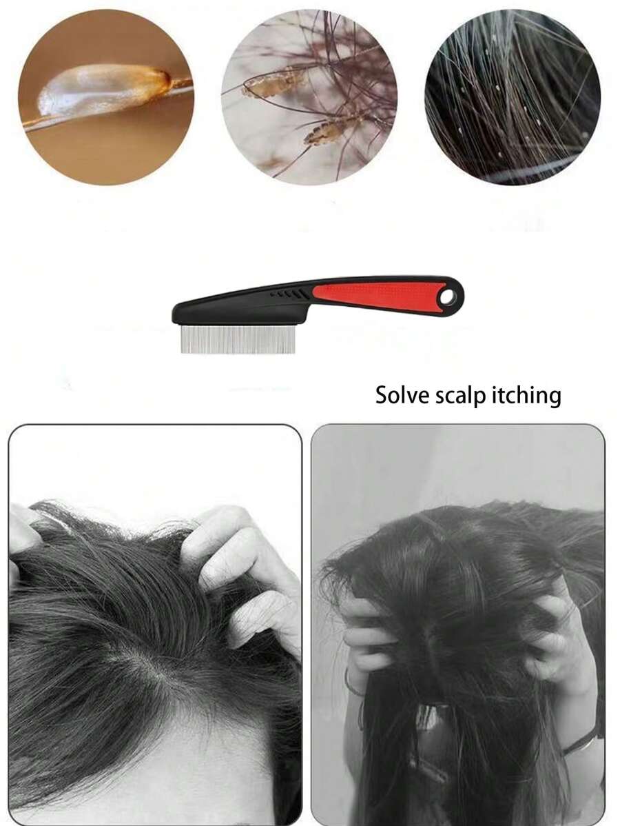 A Lice Comb With UltraDense And Fine Teeth, Can Remove Dandruff And