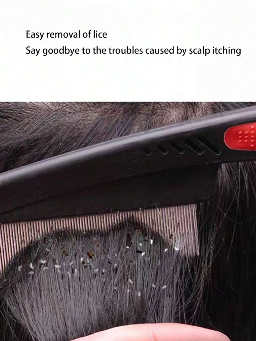 A Lice Comb With UltraDense And Fine Teeth, Can Remove Dandruff And