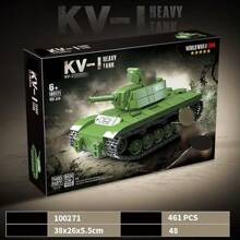 Conjunto de bloques de construcción de tanques de la Segunda  Mundial, kit de modelo de tanque MOC grande, juguete de construcción para regalar a fans con soldados - Multicolor - Ver 4