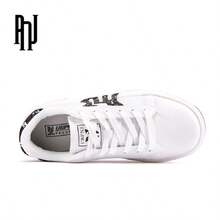 PNJ女士/男士休閒戶外運動鞋，不分性別全季節休閒運動鞋 校園風格 - 黑色 - 查看 4