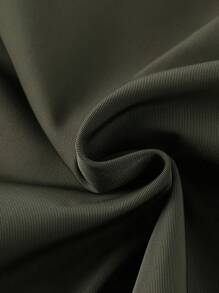 LEDUNTINO 男士时尚拉链休闲户外夹克，运动，飞行员夹克，纯色，男友礼物，男士春秋季薄款防风风衣夹克外套立领，多口袋，街头，学院，带拉链口袋的夹克春秋装男士 - 軍綠色 - 查看 10