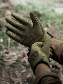 1 Pair Tactical Gloves Military Paintball Shooting Airsoft Antiskid  Mittens Outdoor Full Finger Sports Gloves Motorcycle Gloves