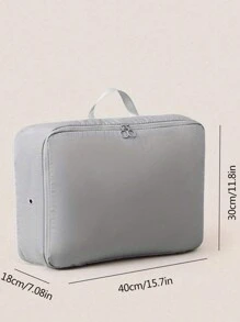 1Pc Portable Clothes Compression Bag, Space-Saving Storage Bag Containers, Bedroom Closet Organizer For Clothes Blanket Comforters Bed Sheets Pillows Travel Essentials For Travel Backpack Travel Bag Luggage Suitcase Travel Gear Back To School Moving Bags Organizer - Multicolor - View 12