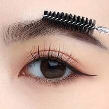 100 Stücke/Packung Wimpernbürsten Augenbrauenbürste tragbare Wimpern Spoolies für Wimpernverlängerung Make-up-Applikator für Augenbrauen