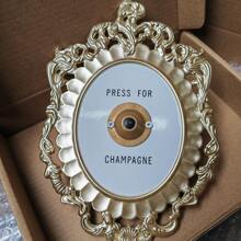 1入組家庭浴室牆面裝飾法式門鈴（僅限裝飾用，不會響鈴） - 金色 - 查看 5