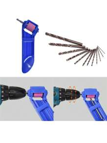 Efficient Multi-Use Drill Bit Sharpener,Portable Diamond Grinder, Grinding Wheel Machine, Ordinary Iron Straight-Shank Twisted Drill Bit Grinder: Quick, Portable & Durable With Polymer Backing - Your On-The-Go Sharpening Solution. - Multicolor - View 5