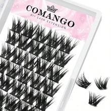 CoMango Lash Cluster DIY Eyelash Extensions Cụm mi riêng lẻ DIY At Home - trắng - Xem 2