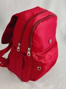 Women Fashion Backpacks - Red - View 5