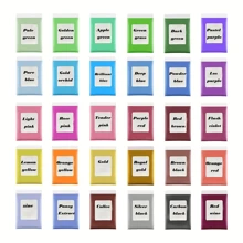 30pcs Natural Grade Mica Powder Set With 30 Colors Pigment, Luminous Effect, For Epoxy Resin/Bath Bomb/Candle/Soap/Dye Making (30 Packs, 5g/Pack) - Multicolor - View 2