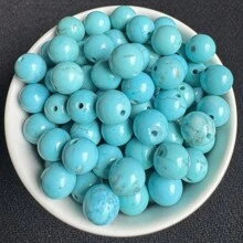 90-35pcs 4-10mm Natural Round Tiger's Eye Amazonite Lava Turquoise Agate Cummingtonite Spacer Loose Stone Beads For Jewellery Making Diy Bracelet - Stone Beads - View 30