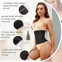 Women Sports Waist Belt, Breathable Elastic Steel Boned Waist Belt, Abdomen Belt, Buckle Waist Trainer, Body Sculpting Clothes, Sports Waist Wrap - Girdle - View 7