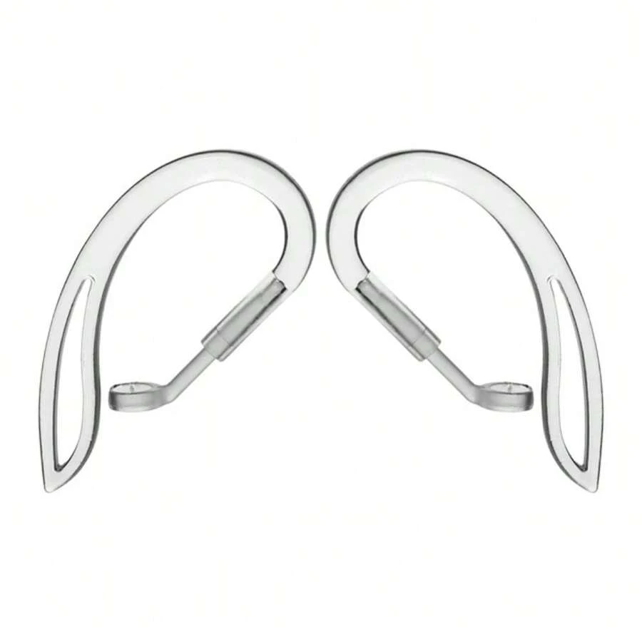 Transparen Ear Hooks Compatible With AirPods 3 2 1 And Pro 2 Pro, 360° Rotation Adjustable Length Anti-Slip Sport Outdoor Earhooks Tips Holder Compatible With AirPods Pro 2 Pro And 1 2 3 - Apricot - View 1